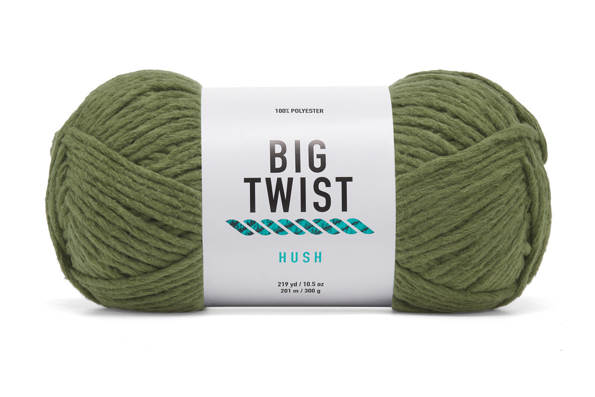Big Twist Hush 4 Pack Bulky Polyester Yarn