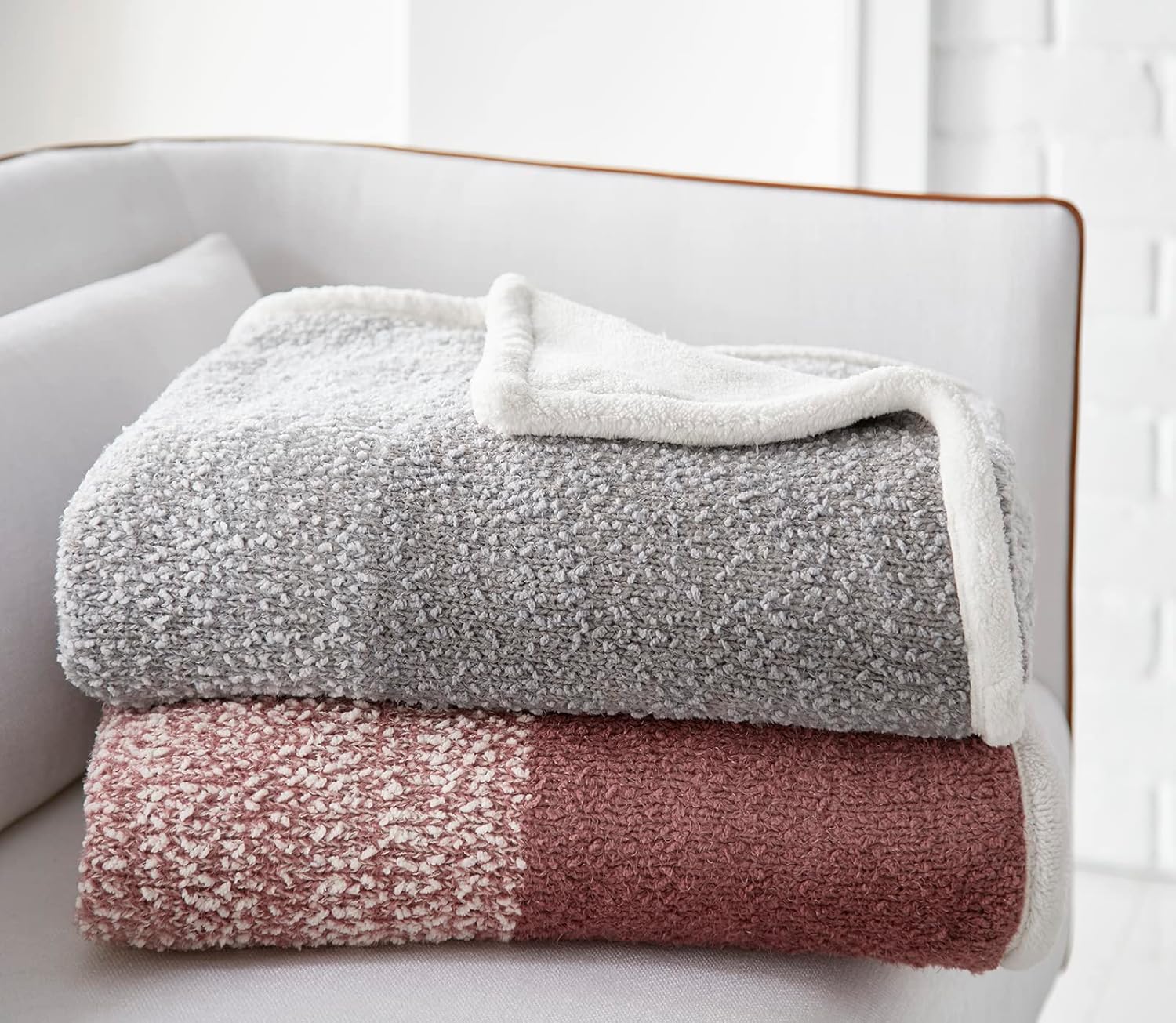 Ombre Sherpa Throw