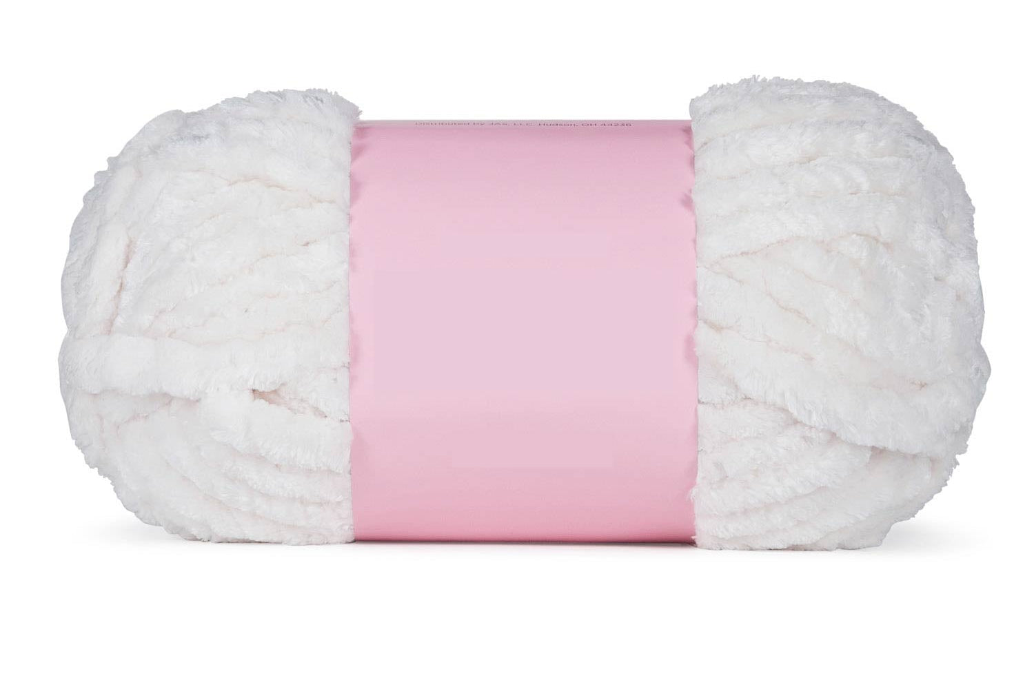 Luxe Velour XL Juicy yarn angel white color single skein pink purple band velvety luxurious velour crafting scarfs blankets
