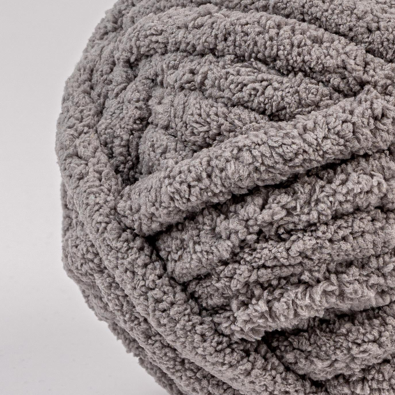  Black Chunky Knit Chenille Yarn Jumbo 2kg/70oz