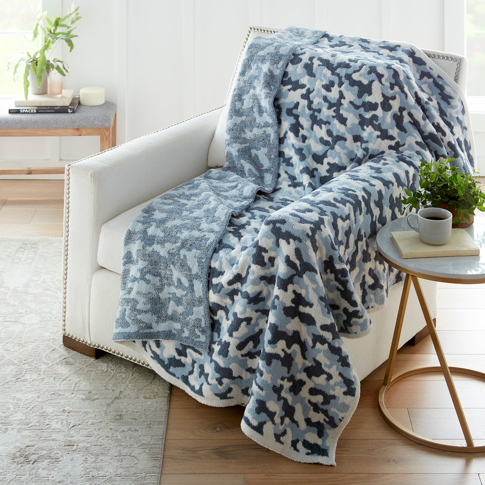 Camouflage Cozy Knit Throw