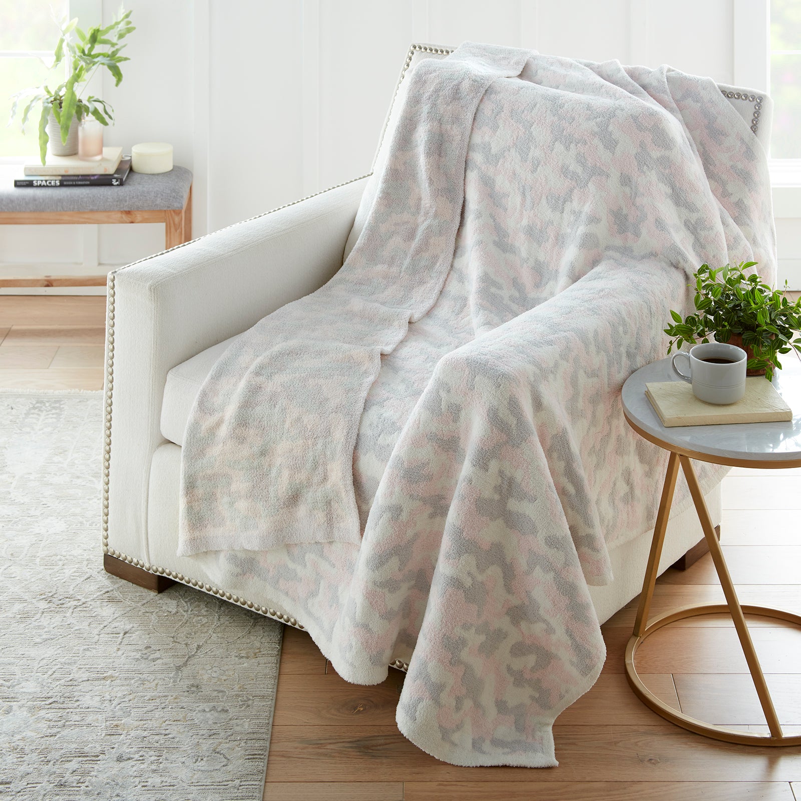 Camouflage Cozy Knit Throw